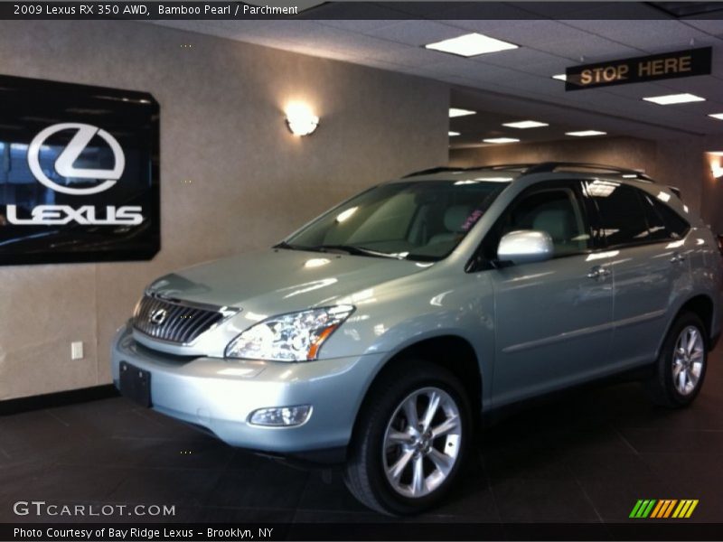 Bamboo Pearl / Parchment 2009 Lexus RX 350 AWD