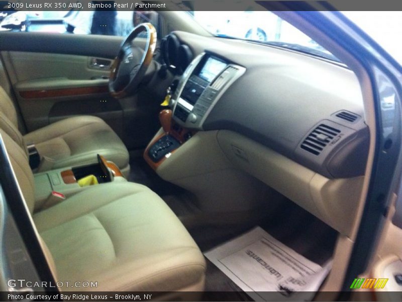 Bamboo Pearl / Parchment 2009 Lexus RX 350 AWD