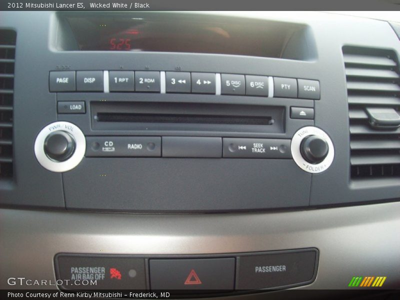 Wicked White / Black 2012 Mitsubishi Lancer ES