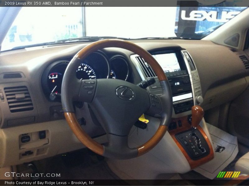 Bamboo Pearl / Parchment 2009 Lexus RX 350 AWD