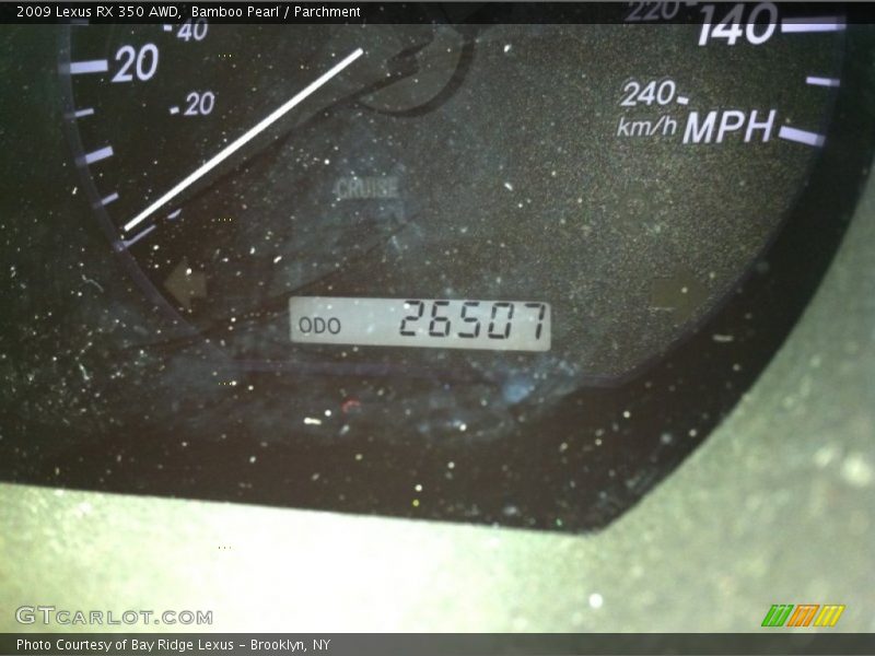 Bamboo Pearl / Parchment 2009 Lexus RX 350 AWD