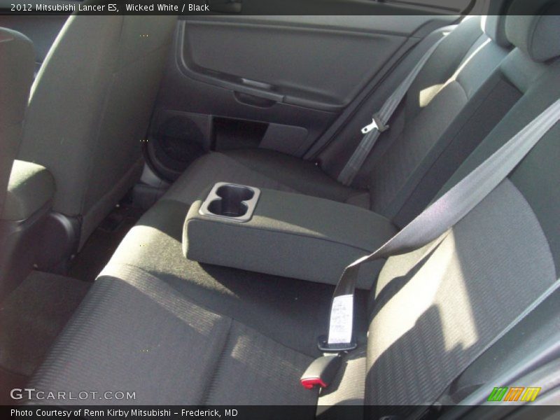 Wicked White / Black 2012 Mitsubishi Lancer ES