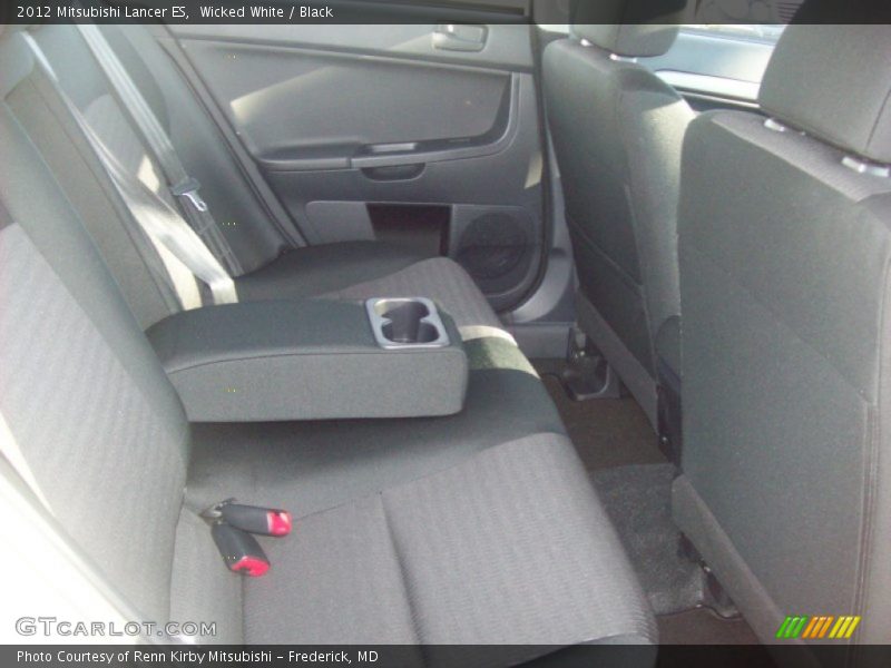 Wicked White / Black 2012 Mitsubishi Lancer ES