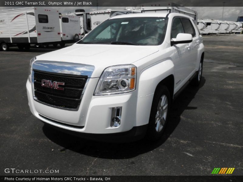 Olympic White / Jet Black 2011 GMC Terrain SLE