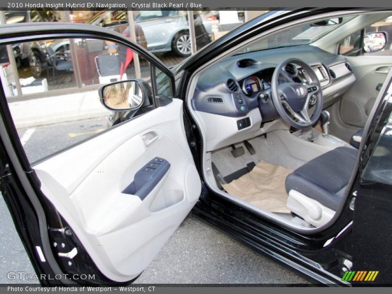  2010 Insight Hybrid EX Navigation Blue Interior