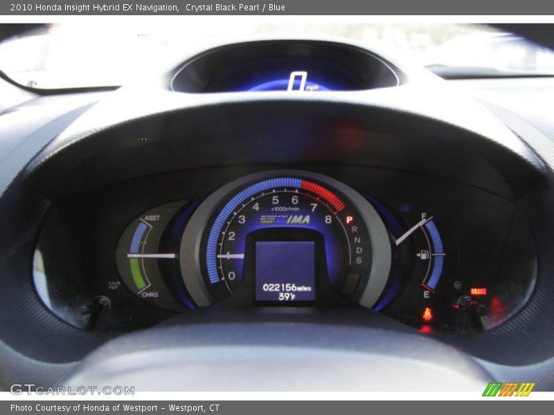  2010 Insight Hybrid EX Navigation Hybrid EX Navigation Gauges