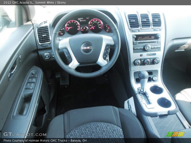 Summit White / Ebony 2012 GMC Acadia SL