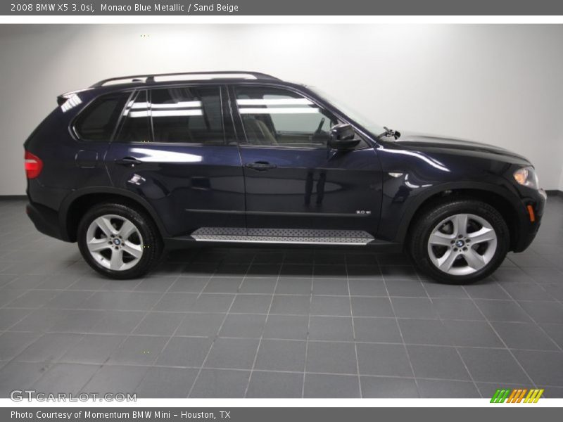 Monaco Blue Metallic / Sand Beige 2008 BMW X5 3.0si