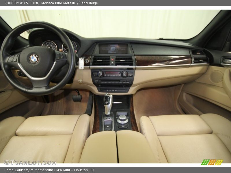 Monaco Blue Metallic / Sand Beige 2008 BMW X5 3.0si