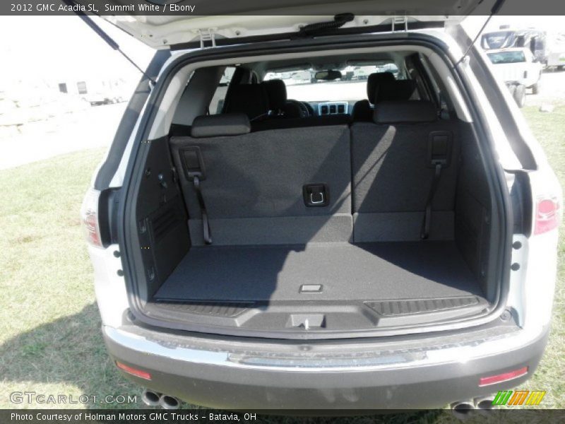 Summit White / Ebony 2012 GMC Acadia SL