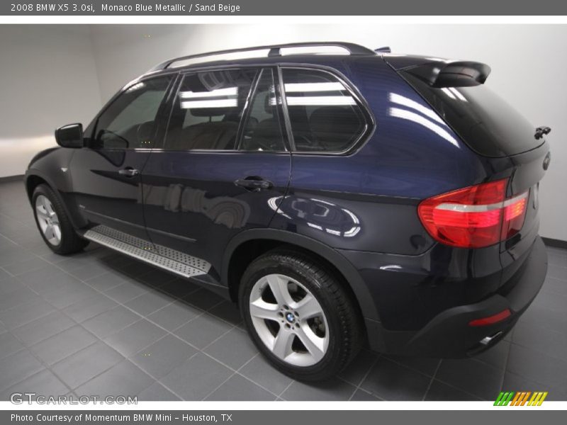 Monaco Blue Metallic / Sand Beige 2008 BMW X5 3.0si