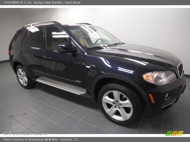 Monaco Blue Metallic / Sand Beige 2008 BMW X5 3.0si