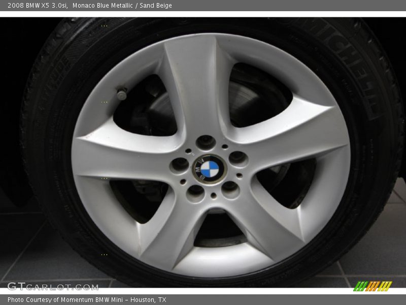 Monaco Blue Metallic / Sand Beige 2008 BMW X5 3.0si