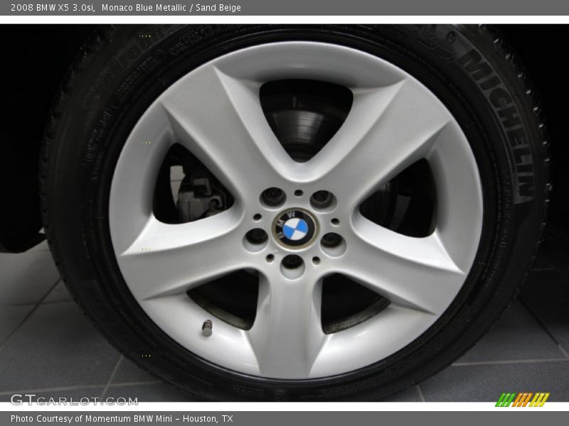 Monaco Blue Metallic / Sand Beige 2008 BMW X5 3.0si