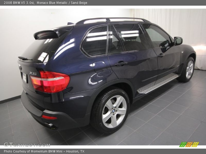 Monaco Blue Metallic / Sand Beige 2008 BMW X5 3.0si