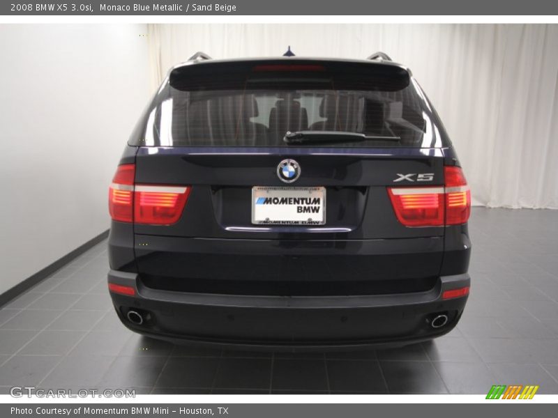 Monaco Blue Metallic / Sand Beige 2008 BMW X5 3.0si