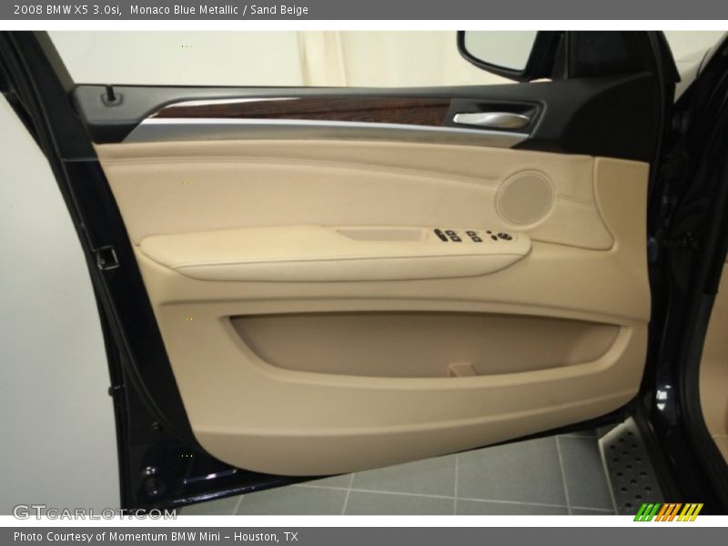 Monaco Blue Metallic / Sand Beige 2008 BMW X5 3.0si