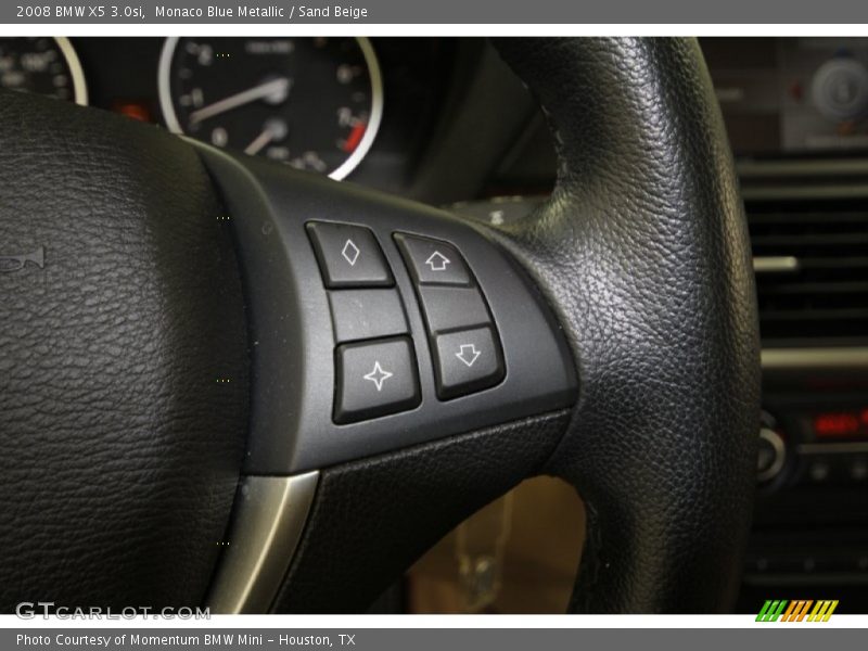 Monaco Blue Metallic / Sand Beige 2008 BMW X5 3.0si