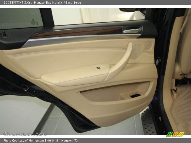Monaco Blue Metallic / Sand Beige 2008 BMW X5 3.0si