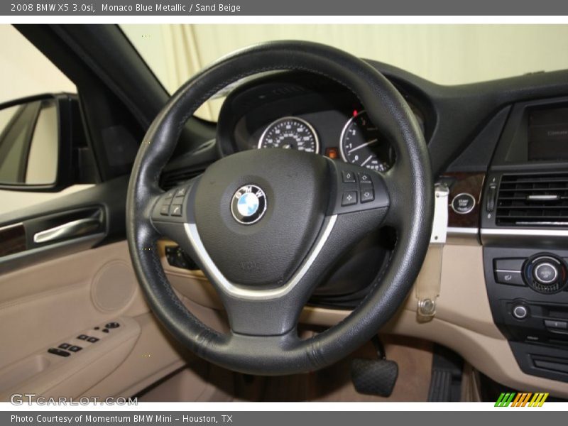 Monaco Blue Metallic / Sand Beige 2008 BMW X5 3.0si