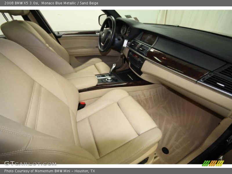 Monaco Blue Metallic / Sand Beige 2008 BMW X5 3.0si