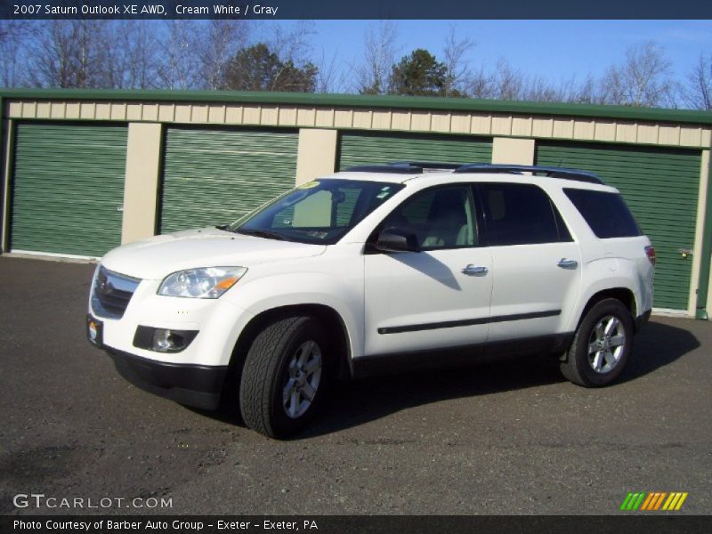 Cream White / Gray 2007 Saturn Outlook XE AWD