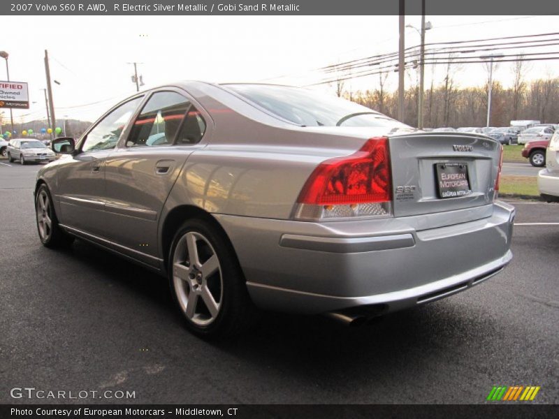 R Electric Silver Metallic / Gobi Sand R Metallic 2007 Volvo S60 R AWD