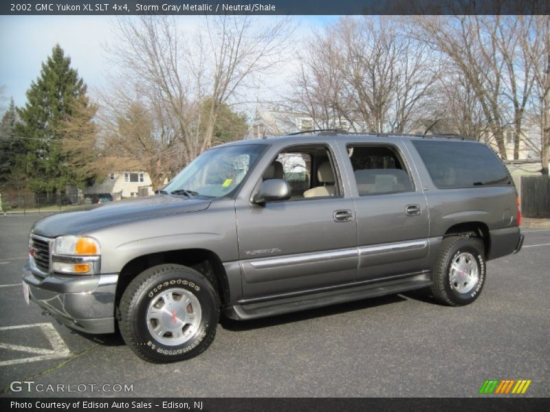 Storm Gray Metallic / Neutral/Shale 2002 GMC Yukon XL SLT 4x4