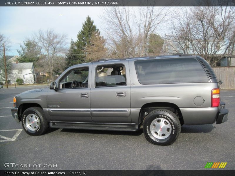 Storm Gray Metallic / Neutral/Shale 2002 GMC Yukon XL SLT 4x4