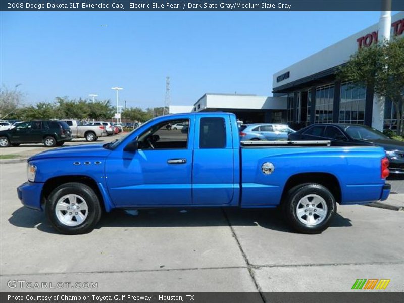  2008 Dakota SLT Extended Cab Electric Blue Pearl