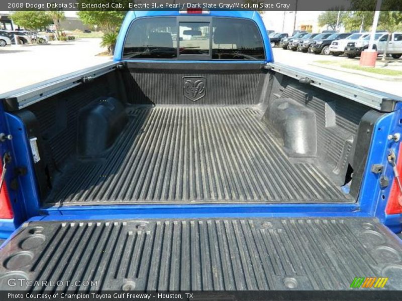 Electric Blue Pearl / Dark Slate Gray/Medium Slate Gray 2008 Dodge Dakota SLT Extended Cab