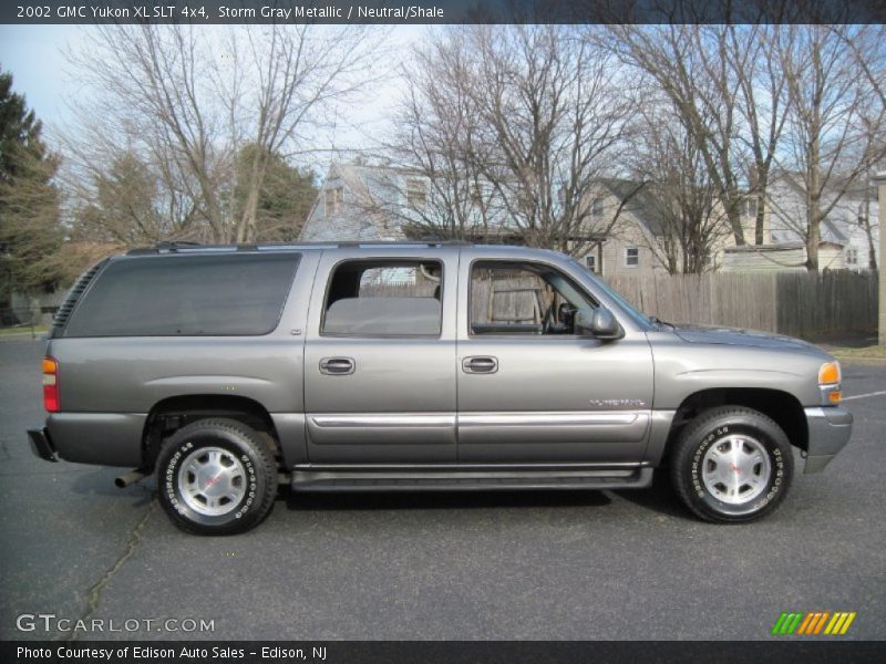 Storm Gray Metallic / Neutral/Shale 2002 GMC Yukon XL SLT 4x4