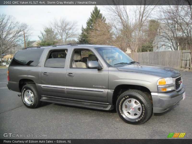 Storm Gray Metallic / Neutral/Shale 2002 GMC Yukon XL SLT 4x4