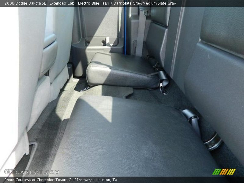 Electric Blue Pearl / Dark Slate Gray/Medium Slate Gray 2008 Dodge Dakota SLT Extended Cab