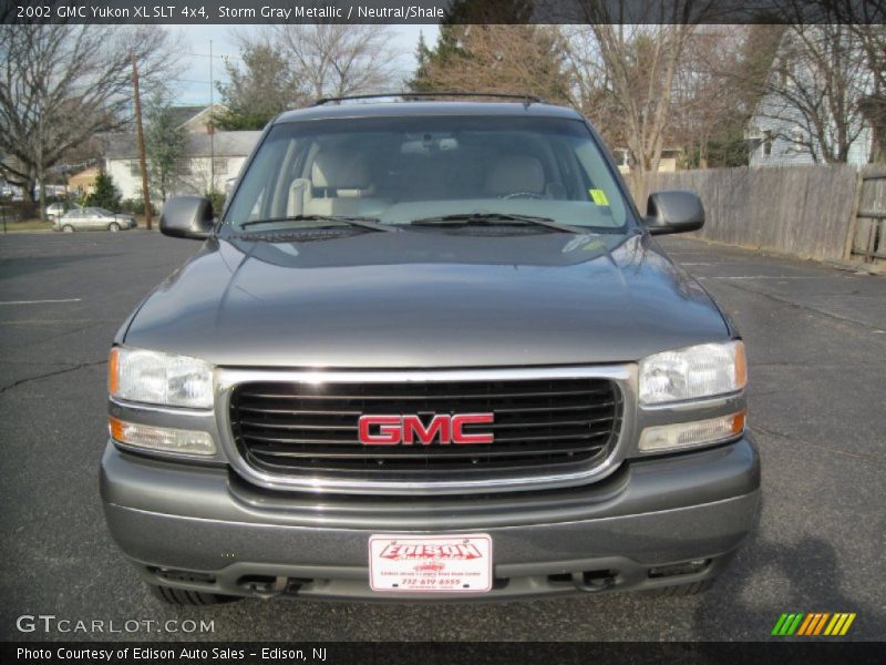 Storm Gray Metallic / Neutral/Shale 2002 GMC Yukon XL SLT 4x4