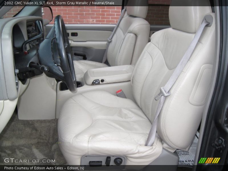 Storm Gray Metallic / Neutral/Shale 2002 GMC Yukon XL SLT 4x4