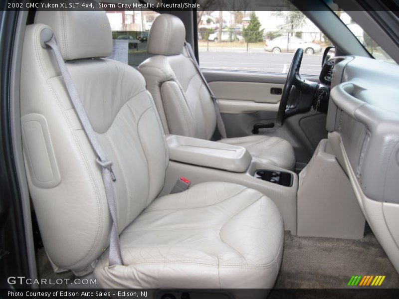 Storm Gray Metallic / Neutral/Shale 2002 GMC Yukon XL SLT 4x4