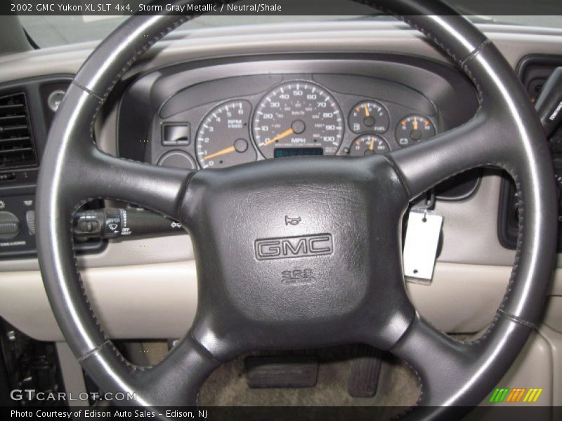 Storm Gray Metallic / Neutral/Shale 2002 GMC Yukon XL SLT 4x4