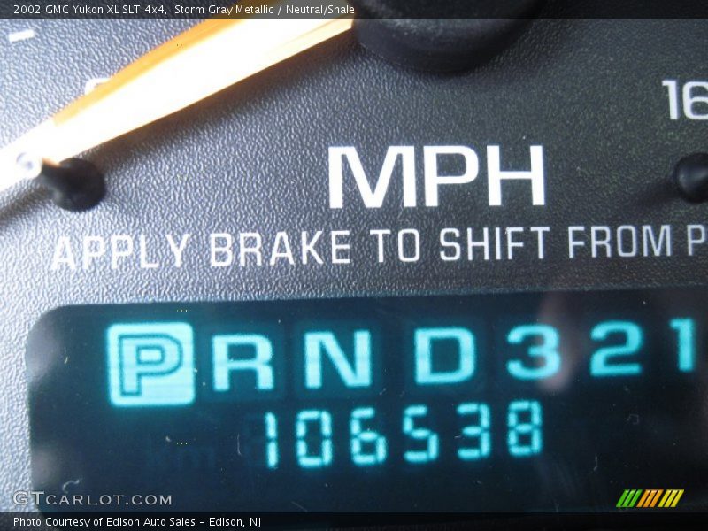Storm Gray Metallic / Neutral/Shale 2002 GMC Yukon XL SLT 4x4