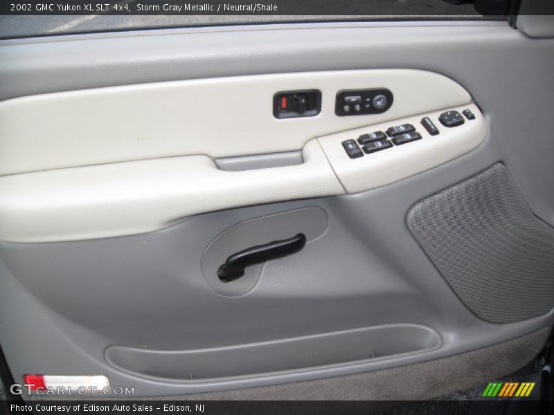 Storm Gray Metallic / Neutral/Shale 2002 GMC Yukon XL SLT 4x4