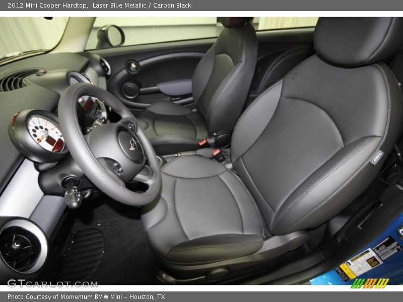 Laser Blue Metallic / Carbon Black 2012 Mini Cooper Hardtop
