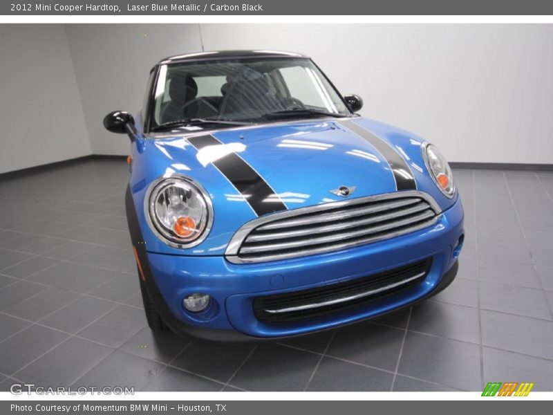 Laser Blue Metallic / Carbon Black 2012 Mini Cooper Hardtop