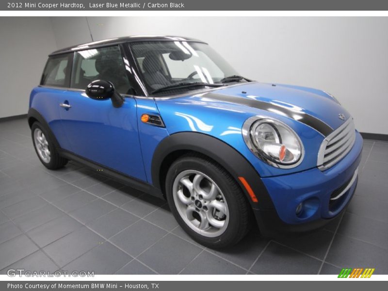 Laser Blue Metallic / Carbon Black 2012 Mini Cooper Hardtop