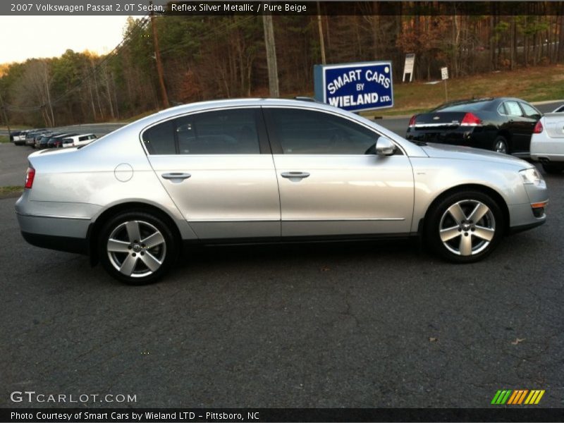 Reflex Silver Metallic / Pure Beige 2007 Volkswagen Passat 2.0T Sedan