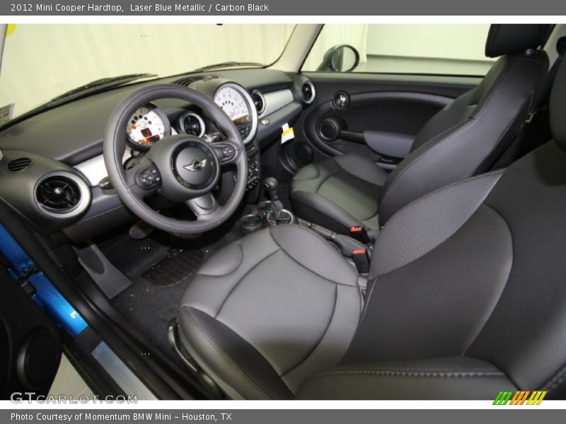 Laser Blue Metallic / Carbon Black 2012 Mini Cooper Hardtop