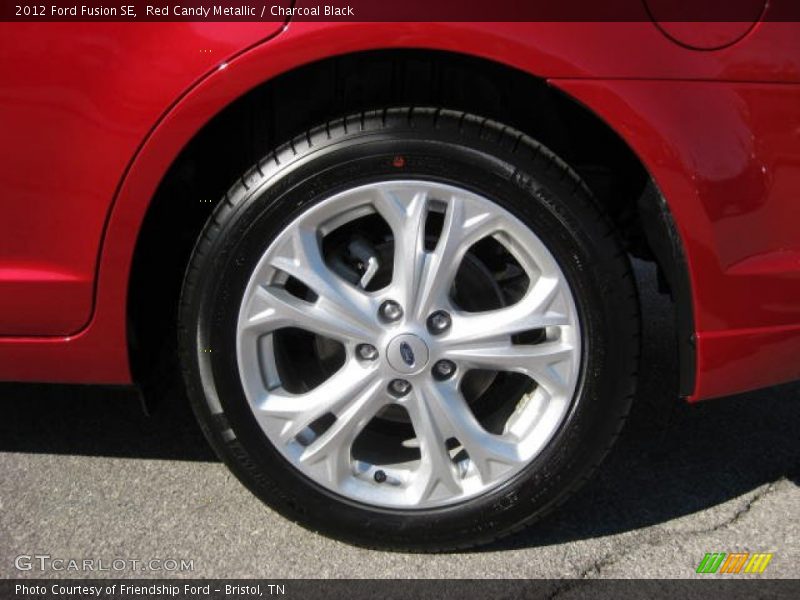Red Candy Metallic / Charcoal Black 2012 Ford Fusion SE