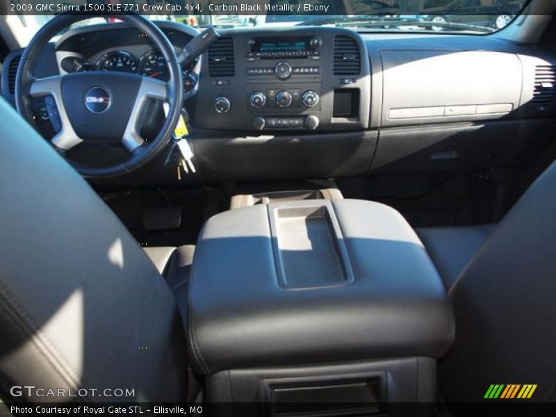 Carbon Black Metallic / Ebony 2009 GMC Sierra 1500 SLE Z71 Crew Cab 4x4