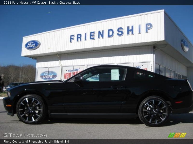 Black / Charcoal Black 2012 Ford Mustang V6 Coupe