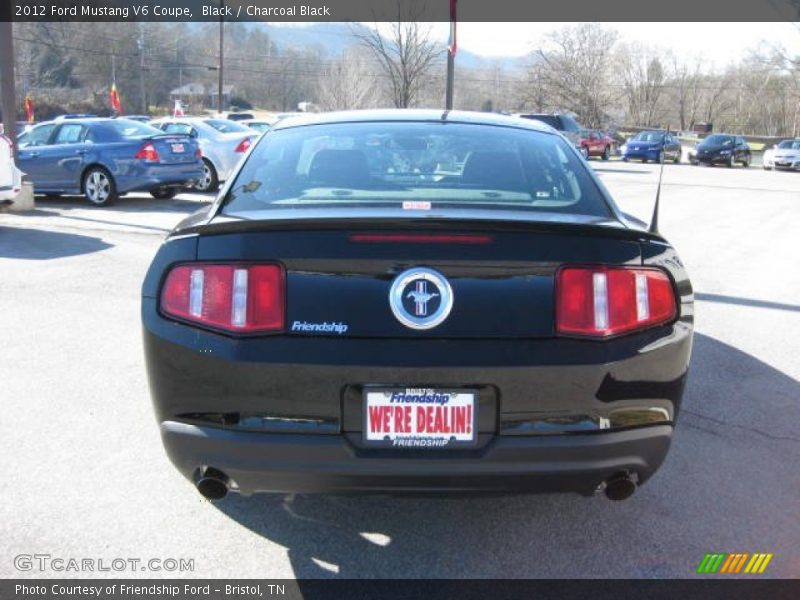 Black / Charcoal Black 2012 Ford Mustang V6 Coupe