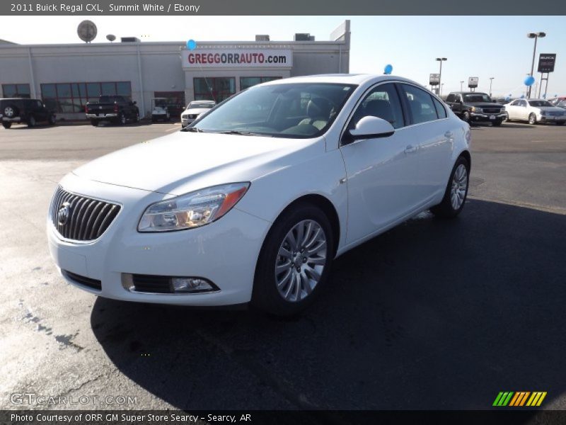 Summit White / Ebony 2011 Buick Regal CXL